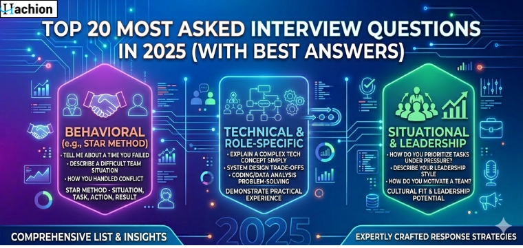 Top 20 Most Asked Interview Questions in 2025 (With Best Answers)